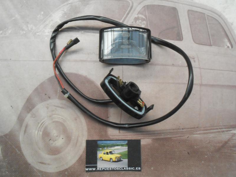 Pi540P2 PILOTO LUZ MATRICULA UNIVERSAL CAMION TRACTOR REMOLQUE CARAVANA , HELLA MEDIDAS 80x45x60mm CABLE 80cm