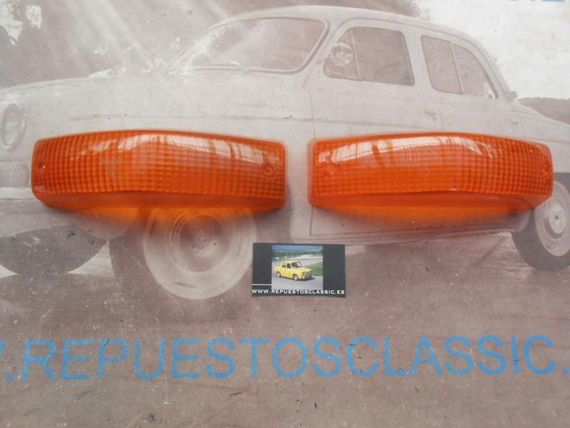Pi564P2 JUEGO TULIPAS AMBAR PILOTOS INTERMITENTES DELANTEROS MERCEDES DKW N1000