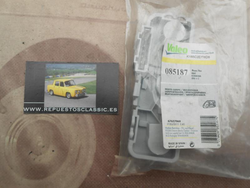 ISE677 PORTALAMPARAS PILOTO TRASERO SEAT CORDOBA 93> VALEO 085187