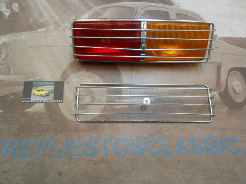 ISE678 JUEGO BISELES PROTECTOR PILOTOS TRASEROS SEAT 124 1ª SERIE