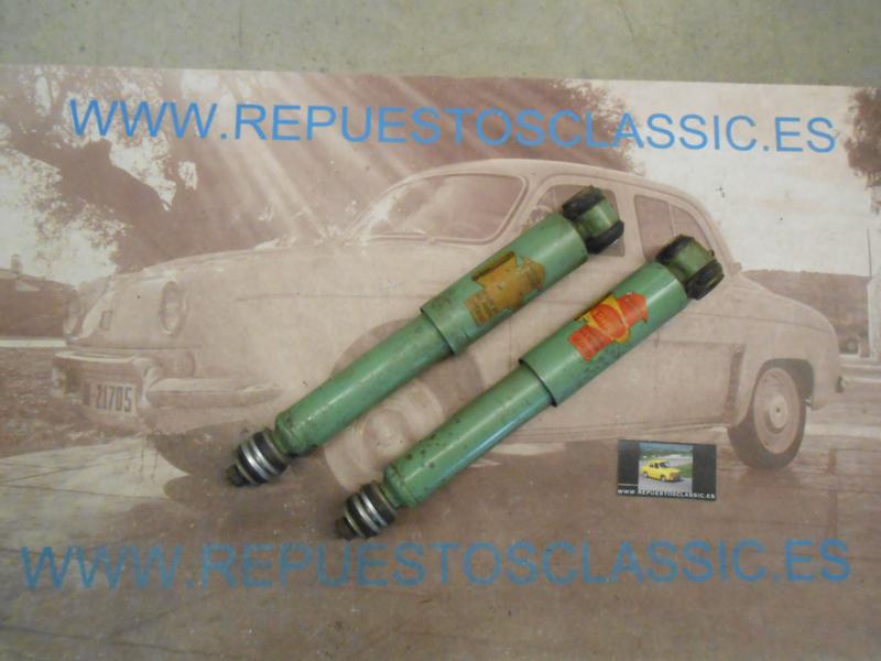 AM45 JUEGO AMORTIGUADORES DELANTEROS COMPETICION SEAT 850 , 133 , DE CARBON 0055 7/67