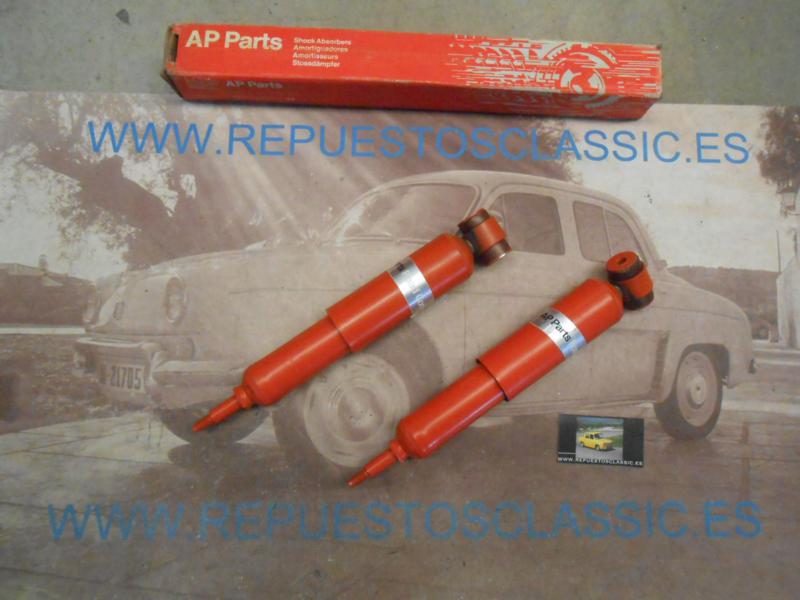 AM54 JUEGO AMORTIGUADORES DELANTEROS SEAT 850 , 133 AP PARTS 2001 28020