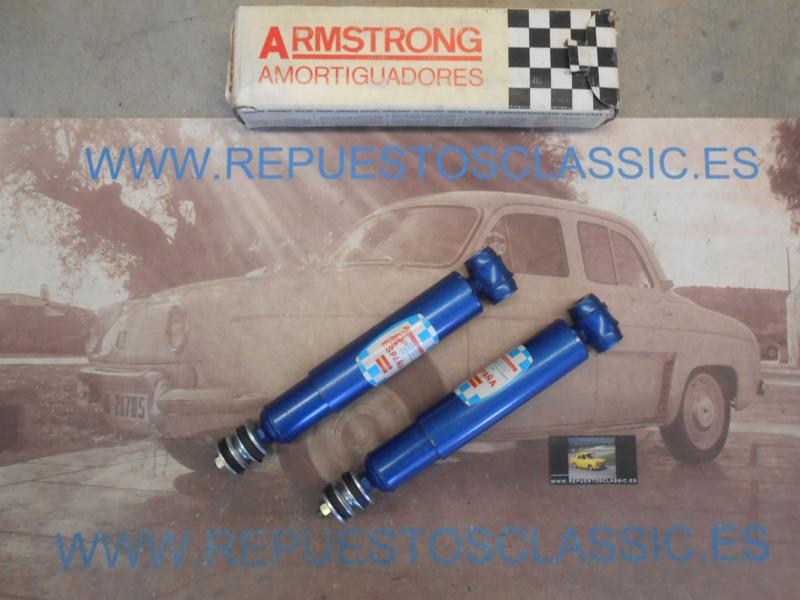 AM75 JUEGO AMORTIGUADORES DELANTEROS SEAT 850 , 133 , ARMSTRONG T2 - 106 DOBLE EFECTO