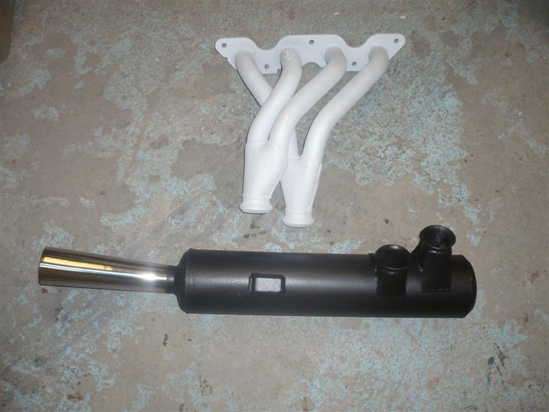 COLECTOR 4 EN 2 Y ESCAPE RENAULT 8, 10, ALPINE A110 CON CULATA A