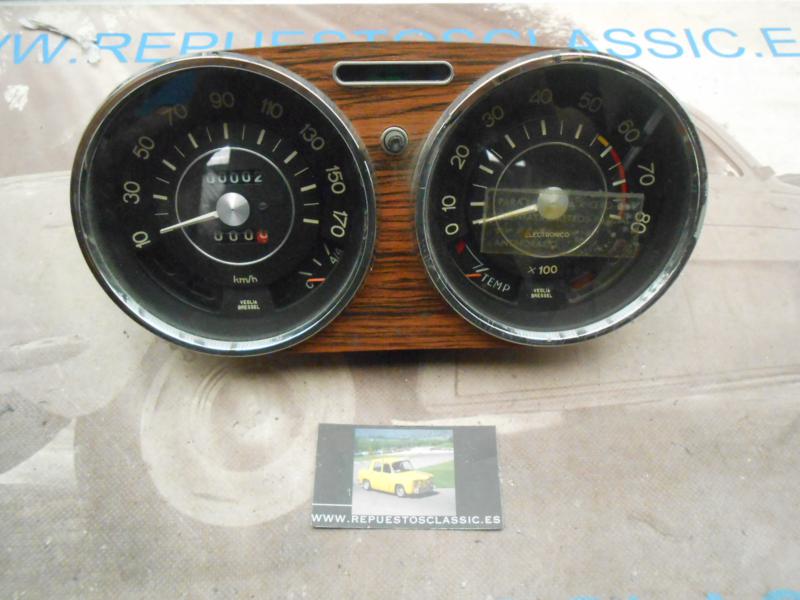 CK09 CUADRO CUENTAKILOMETROS SEAT 124, 1430 170 K/h DISPONIBLE EN NEGRO TAMBIEN