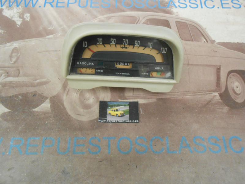 CK15 CUADRO CUENTAKILOMETROS RENAULT DAUPHINE , ONDINE , GORDINI , 6V , 13O K/h