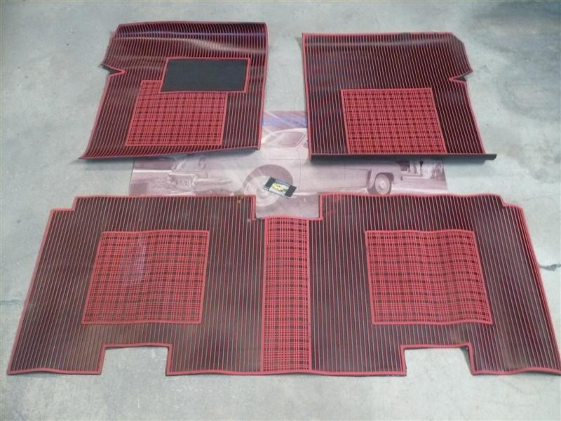 ALF42 ALFOMBRA TALBOT 1200 3 PIEZAS COLOR ROJAS Y NEGRAS