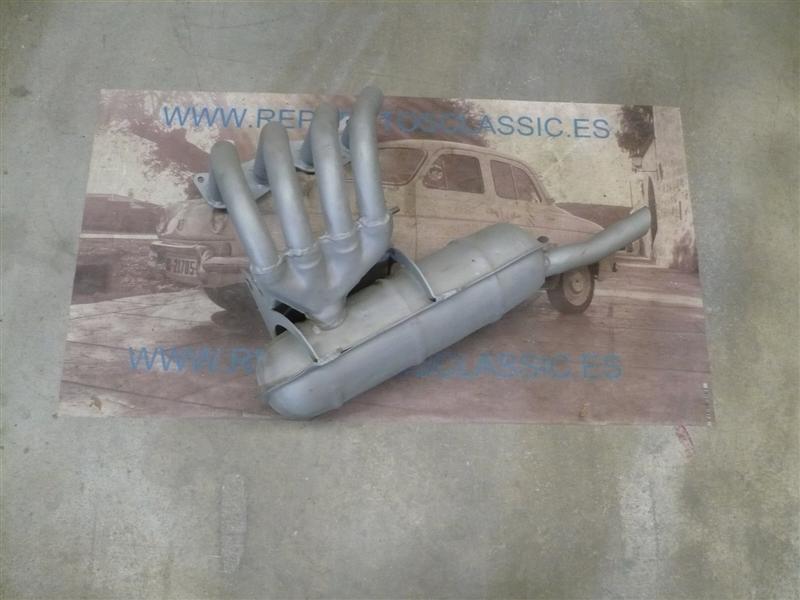 1025 SILENCIOSO ESCAPE 4 EN 1 SEAT 850 COUPE, SPORT COUPE, ESPECIAL, SEAT 133 ESPECIAL