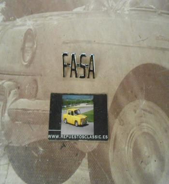 ANA369 ANAGRAMA CROMADO FASA , RENAULT 4 , 6 , 8 , 10 , 12 , ALPINE A110