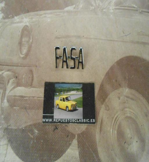 ANA369 ANAGRAMA CROMADO FASA , RENAULT 4 , 6 , 8 , 10 , 12 , ALPINE A110
