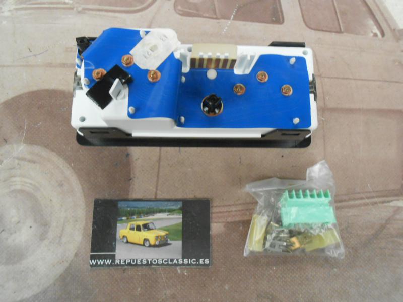 CK157 CONJUNTO RELOJES SALPICADERO TEMPERATURA Y ACEITE RENAULT 14 , JAEGER 9647