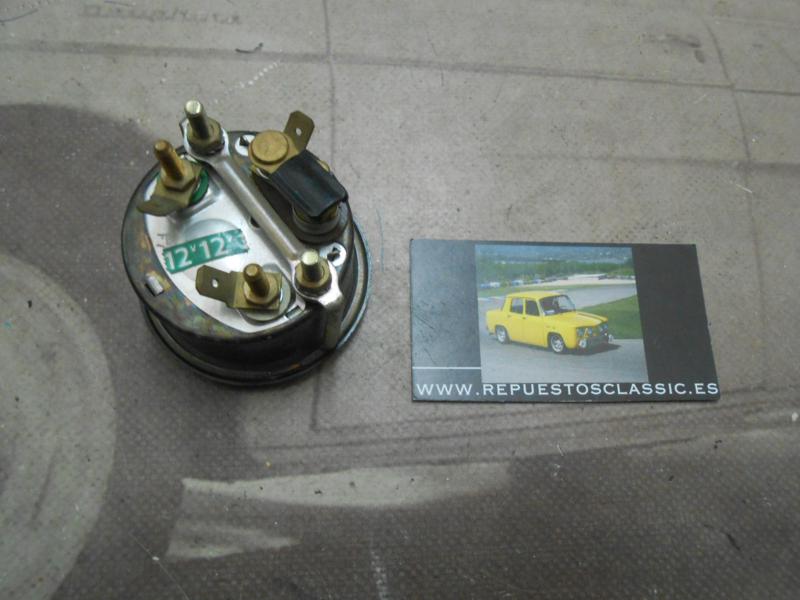 CK285 RELOJ INDICADOR PRESION ACEITE SEAT, RENAULT, SIMCA, TALBOT, CITROEN Y OTROS 12v , JAEGER , DIAMETRO 52mm