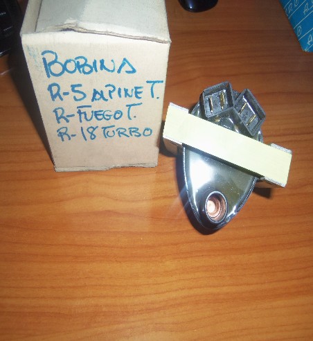 BOBINA RENAULT 5 ALPINE TURBO, 18 TURBO, FUEGO TURBO