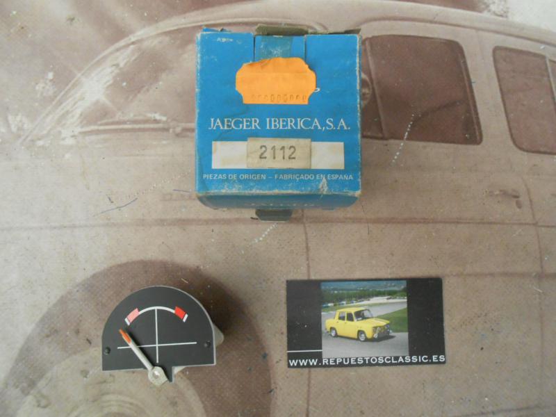 CK308 RELOJ AMPERIMETRO VOLTIMETRO CUADRO SIMCA 1200 ESPECIAL , JAEGER 2112