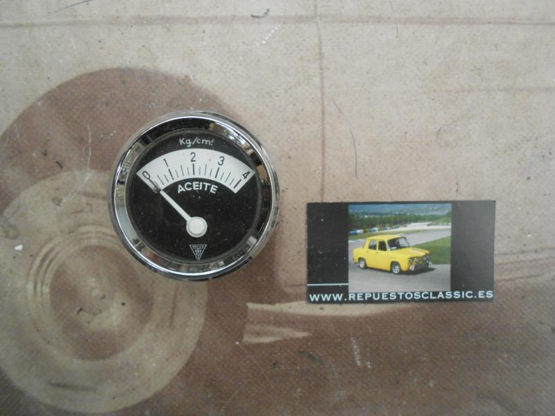 CK361 RELOJ REDONDO INDICADOR PRESION ACEITE , BRECA 4 Kg/cm2 , 50mm