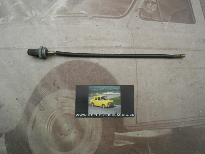 CK387 CABLE PUESTA A CERO PARCIALES CUADRO CUENTAKILOMETROS SEAT 124 , 1430