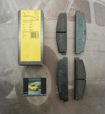 28BOSCH 0986560736 JUEGO PASTILLAS FRENO DELANTERO SEAT 131, 132, 124, 127, FURA, 128, RITMO, PANDA, A112