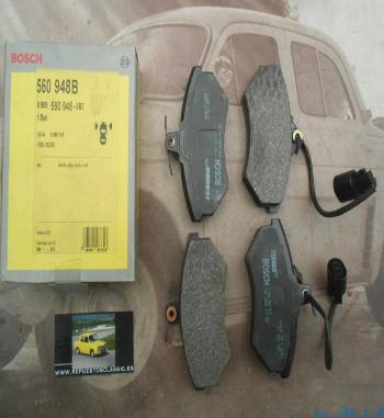 35BOSCH 0986560948 JUEGO PASTILLAS FRENO DELANTERO VOLKSWAGEN GOLF III, VENTO, AUDI 80