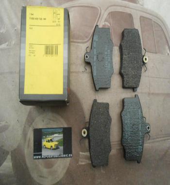 37BOSCH 0986465745 JUEGO PASTILLAS FRENO DELANTERO AUDI 80, 90, COUPE