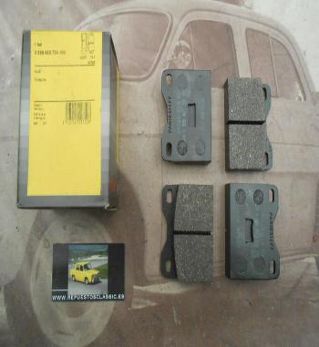 38BOSCH 0986463734 JUEGO PASTILLAS FRENO DELANTERO AUDI 100, PORSCHE 924