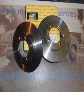 BOSCH 0986478079 JUEGO DISCOS FRENO DELANTERO OPEL ASCONA A, KADETT C, MANTA A, REKORD D , 238mm