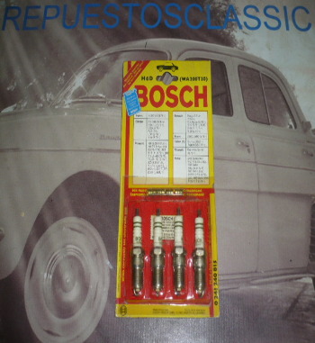 H6DC JUEGO 4 BUJÍAS RENAULT 5 ALPINE, FUEGO, ALPINE A310
