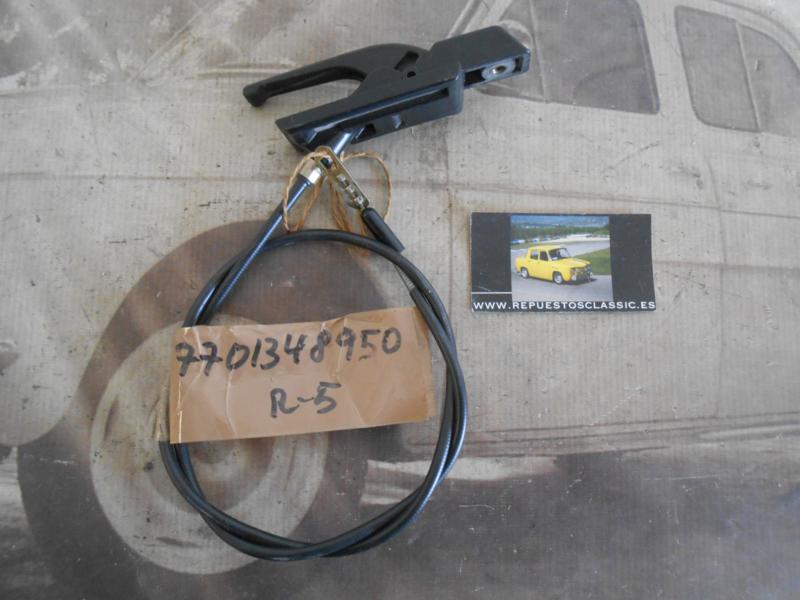 7701348950 MANDO CABLE CAPO RENAULT 5 2ª SERIE
