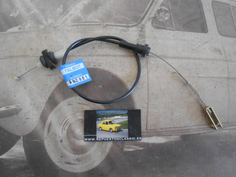 2861 MANDO CABLE ACELERADOR TALBOT - CHRYSLER 180 Y 2 LITROS