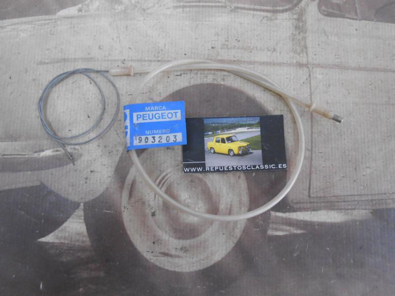 3203 MANDO CABLE ACELERADOR PEUGEOT 504 , LARGO 1100mm