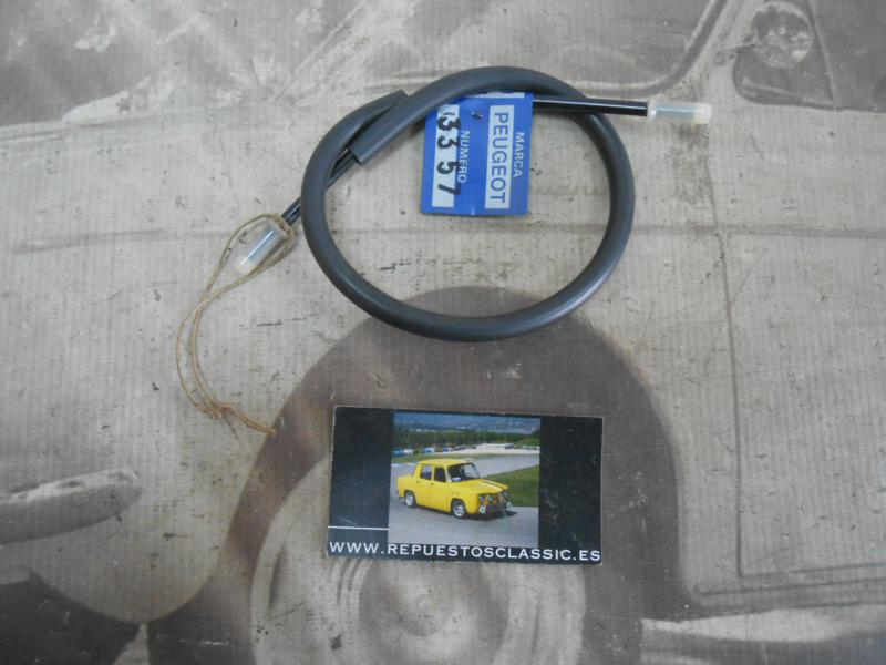 3357* FUNDA CABLE MANDO ACELERADOR PEUGEOT 504 DIESEL , LARGO 465mm