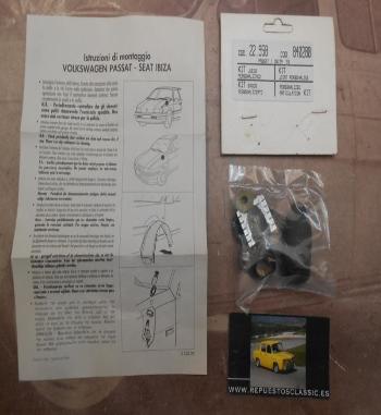 RAD17 KIT BASE SOPORTE ANTENA TELESCOPICA SEAT IBIZA 93 , VOLKSWAGEN PASSAT 93