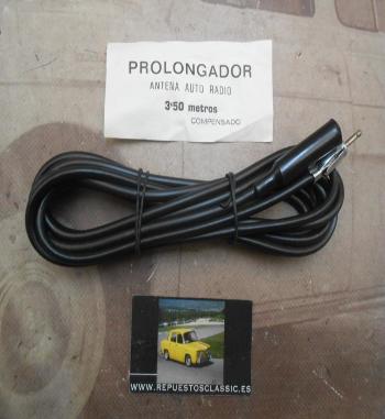 RAD23 PROLONGADOR CABLE ANTENA RADIO COCHE 3,50m