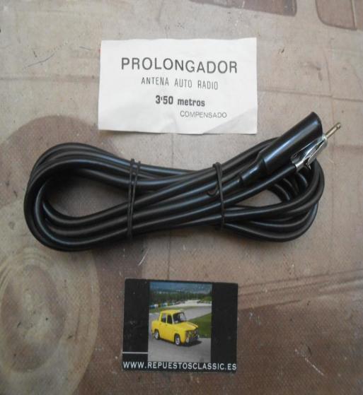 RAD23 PROLONGADOR CABLE ANTENA RADIO COCHE 3,50m