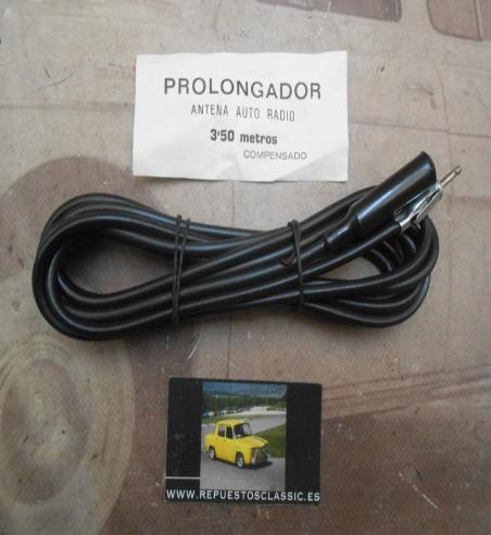 RAD23 PROLONGADOR CABLE ANTENA RADIO COCHE 3,50m