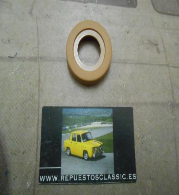 MAN372 ROSETON MANETA ELEVALUNAS SEAT RITMO, RONDA, FURA COLOR MARRON CLARO