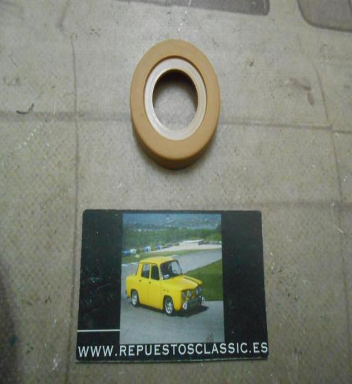 MAN372 ROSETON MANETA ELEVALUNAS SEAT RITMO, RONDA, FURA COLOR MARRON CLARO
