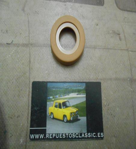 MAN372 ROSETON MANETA ELEVALUNAS SEAT RITMO, RONDA, FURA COLOR MARRON CLARO