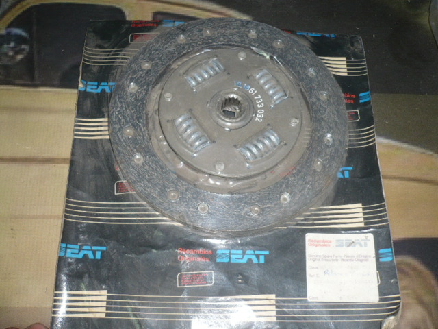 DISCO EMBRAGUE SEAT RITMO, RONDA, IBIZA, MALAGA. 190 mm x 17 EST
