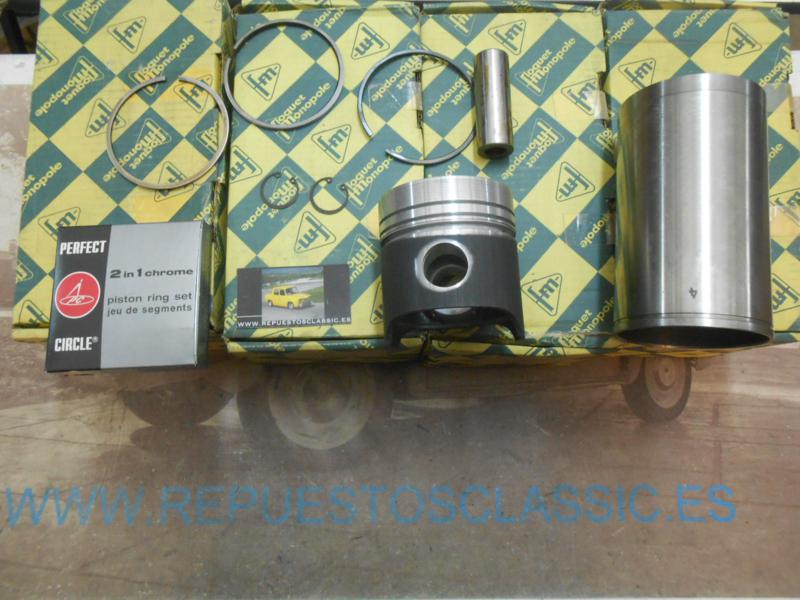58 EQUIPO MOTOR 94mm PERFECT CIRCLE 73423510 PEUGEOT 504 , 505 DIESEL 76->80 MOTOR XD 2, XD 94, 1304cc
