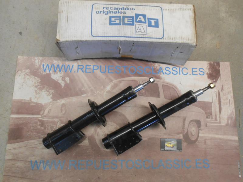 AM09 JUEGO AMORTIGUADORES DELANTEROS SEAT 131 1ª SERIE ORIGINALES SEAT JA156202.02