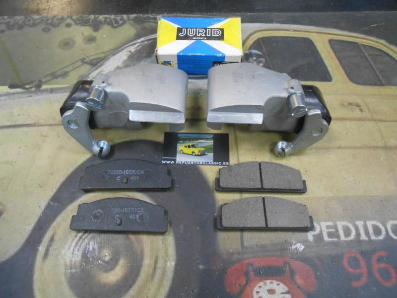 FZ07* OFERTA PINZAS DE FRENO TRASERAS Y PASTILLAS SEAT 124, 1430, 131, 132
