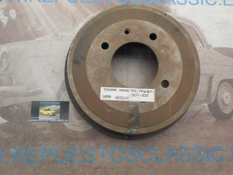 TAM17 TAMBOR FRENO TRASERO PEUGEOT 504 , 505 - DIAMETRO 255mm, BUJE 93mm