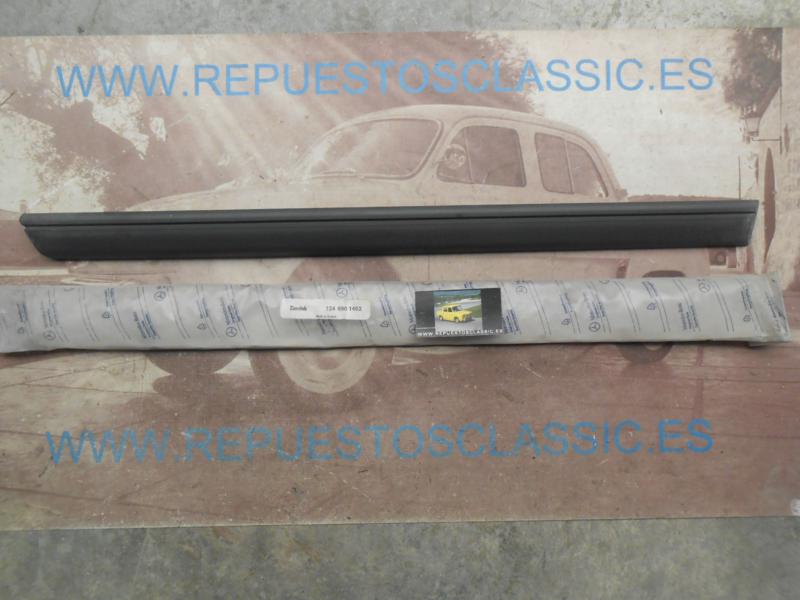 MOL181 MOLDURA PUERTA TRASERA DERECHA MERCEDES W124 , S124 ->89 REF. 1246901462