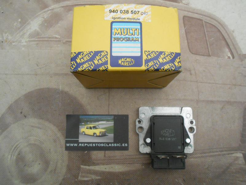 RR16 PASTILLA MODULO ENCENDIDO ELECTRONICO VOLKSWAGEN POLO, PASSAT, SEAT IBIZA MAGNETI MARELLI 940038507