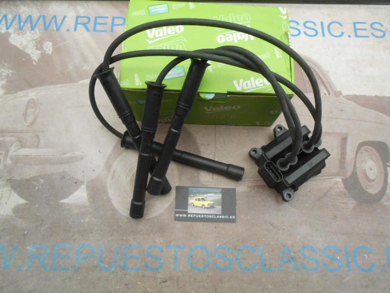 RR22 BOBINA ENCENDIDO ELECTRONICO  RENAULT CLIO, KANGOO, TWINGO 01-> 1.2 16v , VALEO 245143