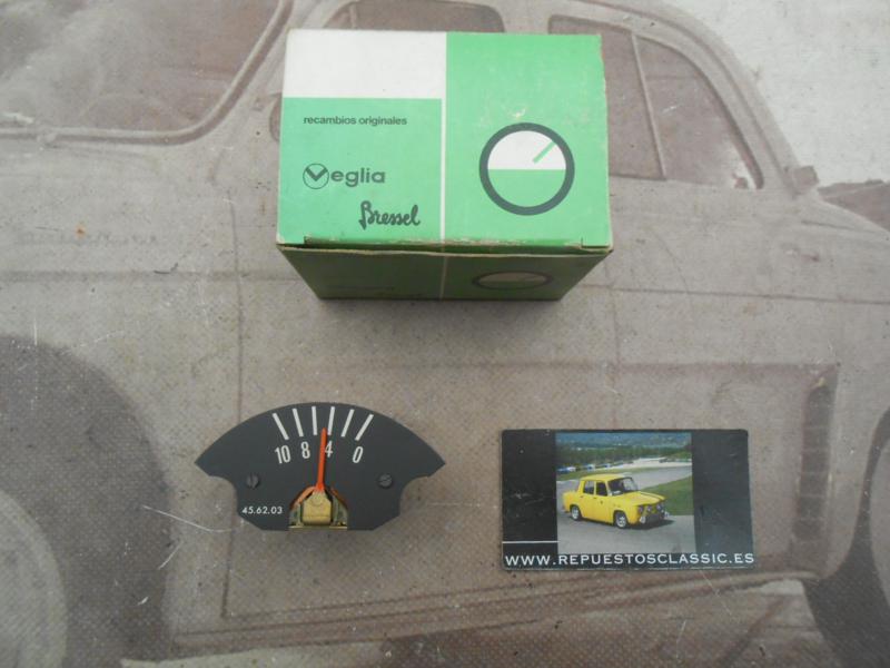 CK489 RELOJ MANOMETRO INDICADOR PRESION ACEITE CAMION TALBOT 24v , VEGLIA 456203