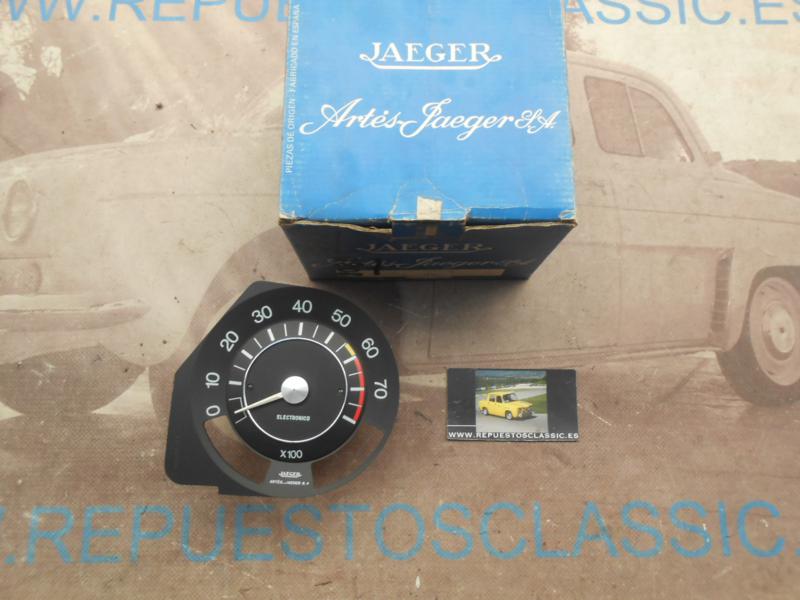 CK525 RELOJ CUENTARREVOLUCIONES SEAT 124, 1430 , JAEGER 8020