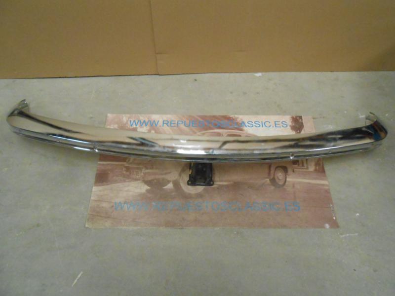 PAR63 PARAGOLPES DELANTERO RENAULT 12 N, S, GORDINI CON AGUJEROS PARA MOLDURA GOMA