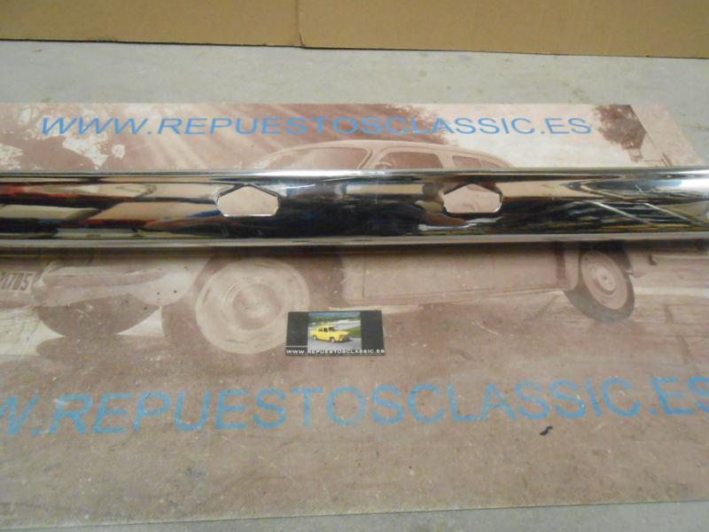 PAR109 PARAGOLPES TRASERO, REAR BUMPER FORD CAPRI MKI, ORIGINAL FORD CON DOS LUCES MATRICULA