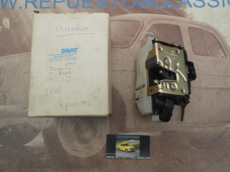 CER277 CERRADURA PUERTA DELANTERA IZQUIERDA SEAT IBIZA MKII, CORDOBA MKI 93-> , ORIGEN SEAT REF. 6K1837015G